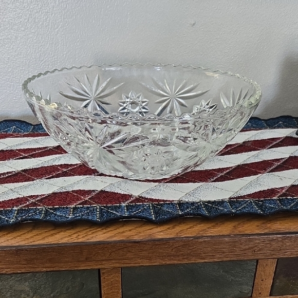 GLASS Decorative Bowl (White and Gold) Clear Glass Decorative Bowl